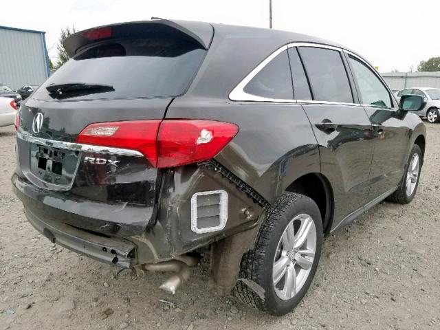 5J8TB3H38EL004019 - 2014 ACURA RDX GRAY photo 4