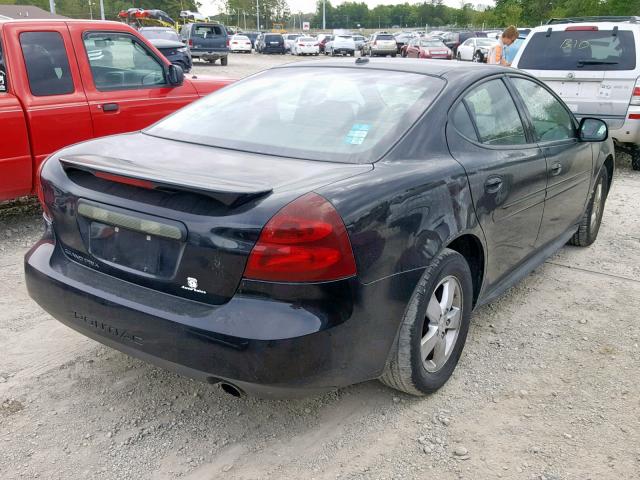 2G2WP552X71181379 - 2007 PONTIAC GRAND PRIX BLACK photo 4