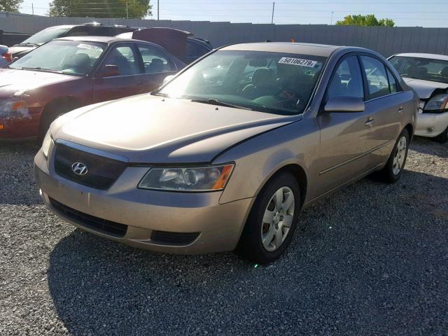 5NPET46C47H282436 - 2007 HYUNDAI SONATA GLS SILVER photo 2