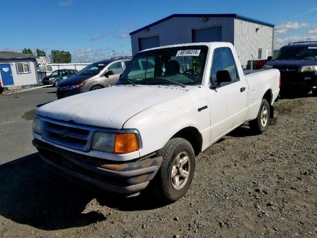 1FTCR10A6VPB59749 - 1997 FORD RANGER WHITE photo 2