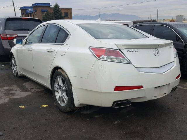 19UUA8F59BA004952 - 2011 ACURA TL WHITE photo 3