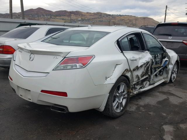 19UUA8F59BA004952 - 2011 ACURA TL WHITE photo 4