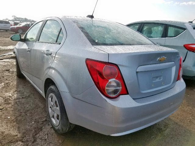 1G1JA5SH8F4140583 - 2015 CHEVROLET SONIC LS SILVER photo 3