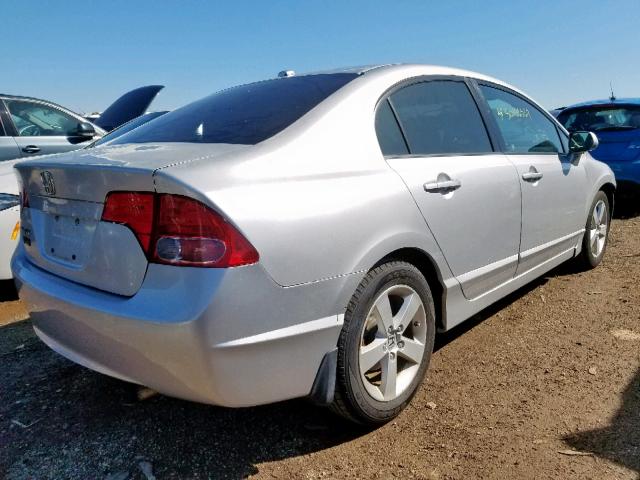 1HGFA16978L066172 - 2008 HONDA CIVIC EXL Gümüş foto 4
