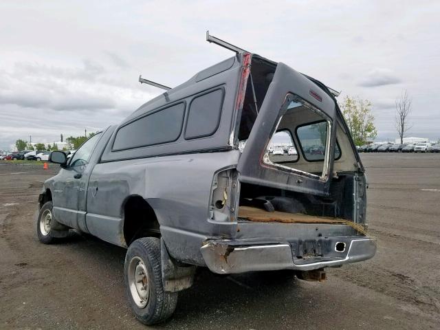 1D7HU16266J135630 - 2006 DODGE RAM 1500 S GRAY photo 3