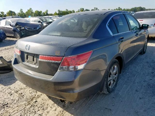 1HGCP2F4XBA111930 - 2011 HONDA ACCORD LXP GRAY photo 4