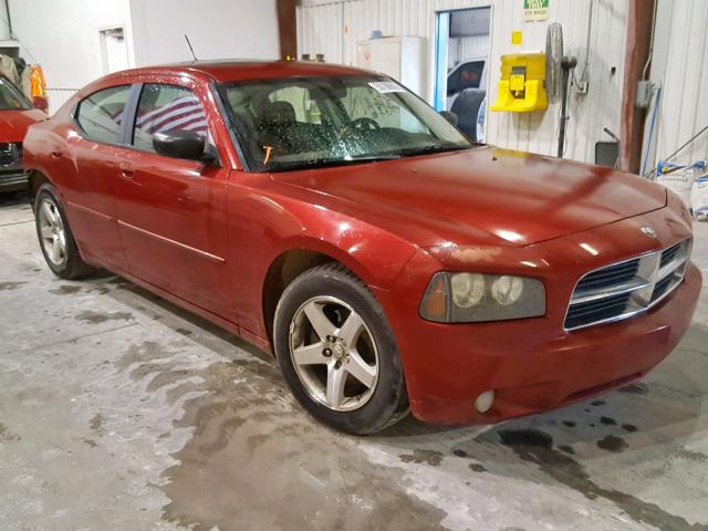 2B3KA33G98H100896 - 2008 DODGE CHARGER SX MAROON photo 1