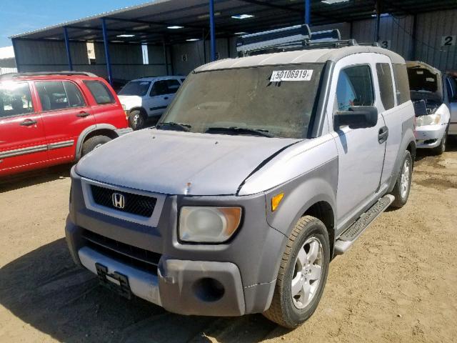 5J6YH18543L018807 - 2003 HONDA ELEMENT EX GRAY photo 2