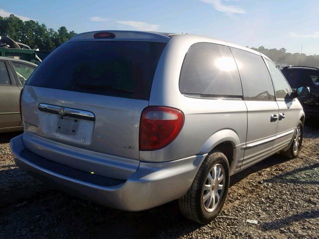 2C8GP54L02R530939 - 2002 CHRYSLER TOWN & COU SILVER photo 4