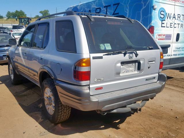 4S6DM58W814405578 - 2001 HONDA PASSPORT E SILVER photo 3