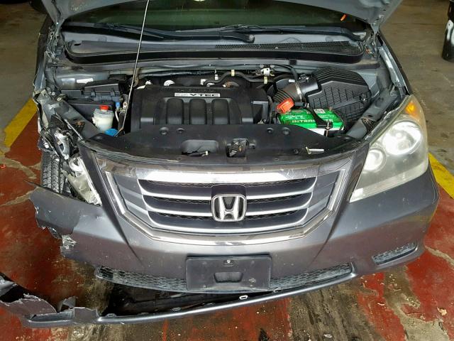 5FNRL3H41AB011292 - 2010 HONDA ODYSSEY EX CHARCOAL photo 7