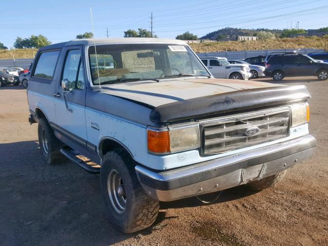 1FMEU15N4HLA65430 - 1987 FORD BRONCO U10 BLUE photo 1