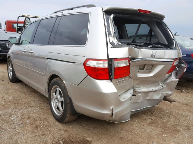 5FNRL38857B096438 - 2007 HONDA ODYSSEY TO SILVER photo 3