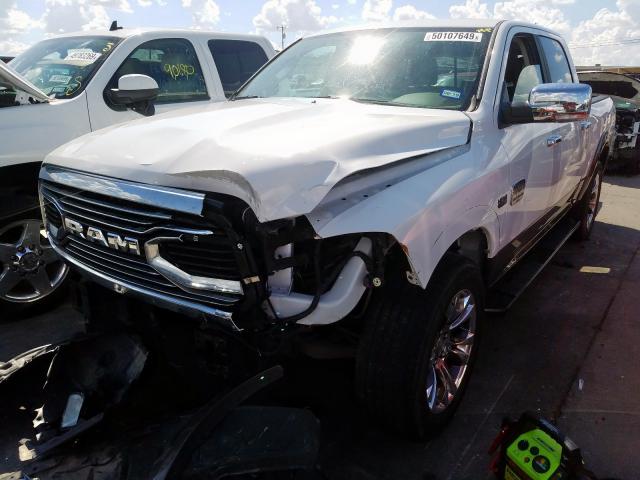 1C6RR6PT7HS843734 - 2017 RAM 1500 LONGH WHITE photo 2