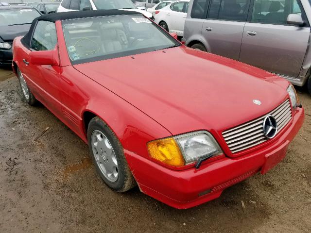 WDBFA67E8PF075384 - 1993 MERCEDES-BENZ 500 SL RED photo 1