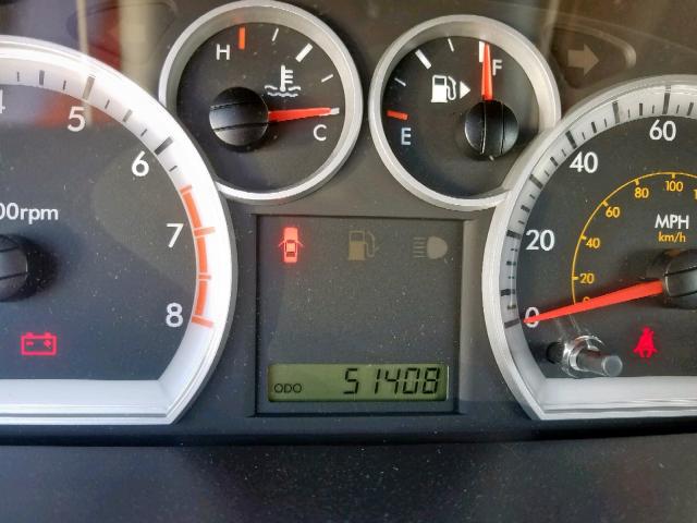 KL1TD56697B037242 - 2007 CHEVROLET AVEO BASE წითელი ფოტო 8