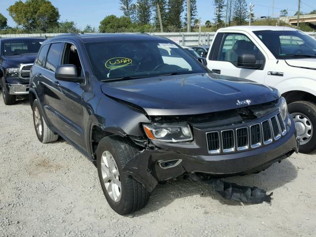 1C4RJEAG3EC144869 - 2014 JEEP GRAND CHER GRAY photo 1