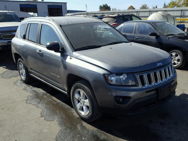 1C4NJCBA5ED595129 - 2014 JEEP COMPASS SP ნაცრისფერი ფოტო 1