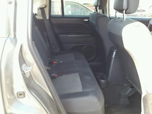 1C4NJCBA5ED595129 - 2014 JEEP COMPASS SP ნაცრისფერი ფოტო 6