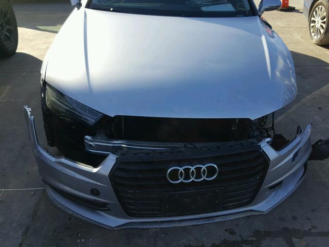 WAU2GAFC5GN007774 - 2016 AUDI A7 PRESTIG SILVER photo 9