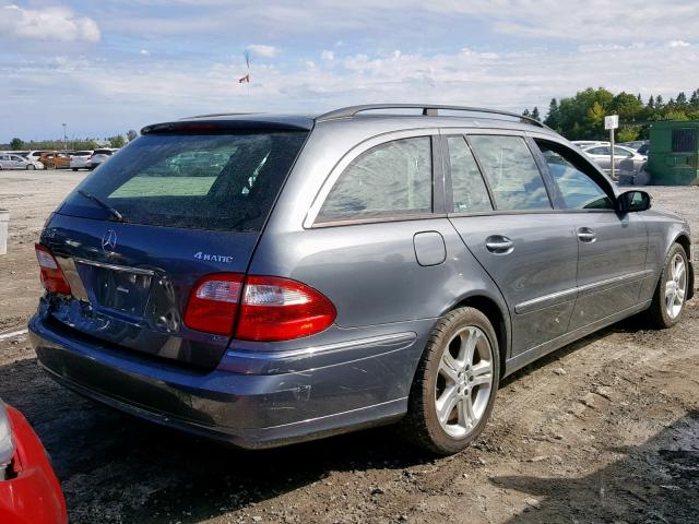 WDBUH87J66X206459 - 2006 MERCEDES-BENZ E 350 4MAT GRAY photo 4