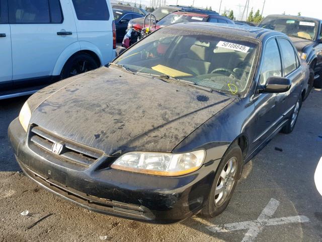 JHMCG66881C017460 - 2001 HONDA ACCORD EX BLACK photo 2