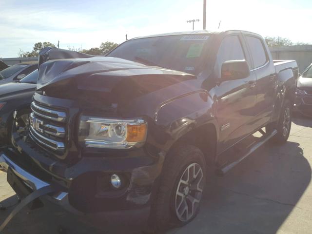 1GTG5BE31F1243463 - 2015 GMC CANYON SLE BLACK photo 2