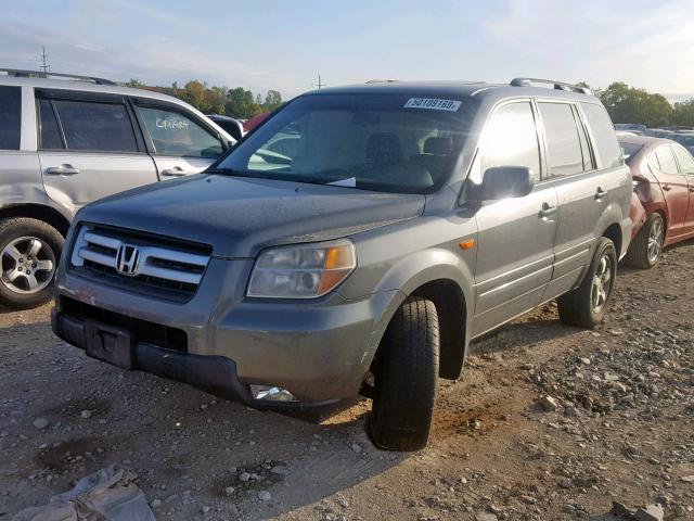 5FNYF28378B013952 - 2008 HONDA PILOT SE GRAY photo 2