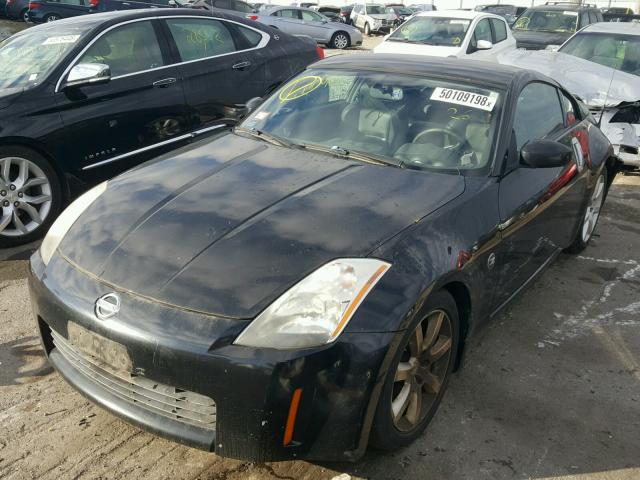 JN1AZ34EX4T050297 - 2004 NISSAN 350Z COUPE BLACK photo 2