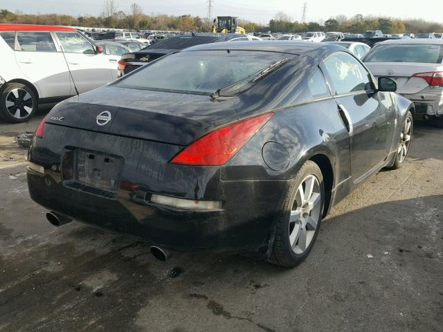 JN1AZ34EX4T050297 - 2004 NISSAN 350Z COUPE BLACK photo 4