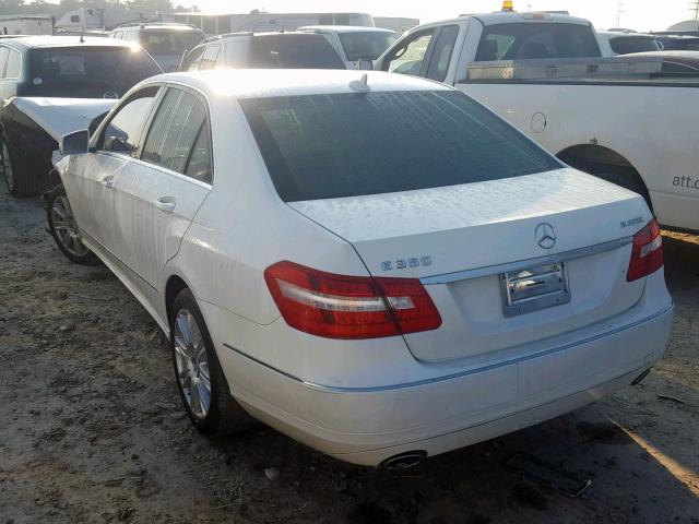 WDDHF2EBXDA710245 - 2013 MERCEDES-BENZ E 350 BLUE WHITE photo 3