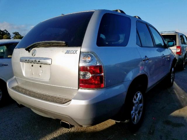 2HNYD18615H513034 - 2005 ACURA MDX TOURIN SILVER photo 4