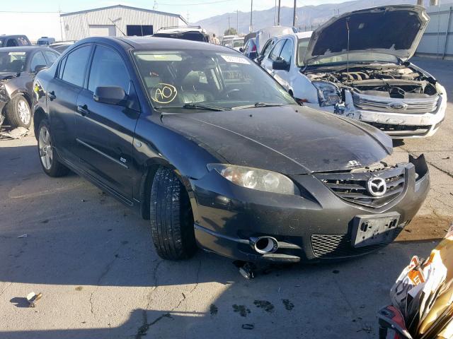 JM1BK323761523952 - 2006 MAZDA 3 S BLACK photo 1