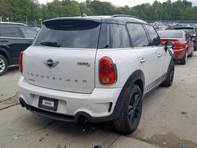 WMWZC5C57EWP35076 - 2014 MINI COOPER S C WHITE photo 4