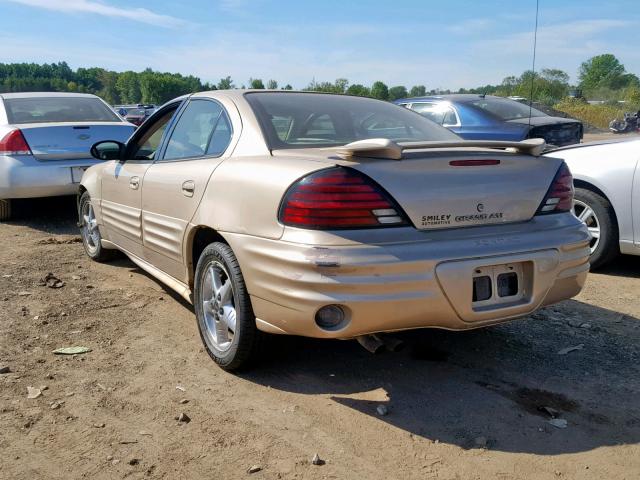 1G2NF52F62C303115 - 2002 PONTIAC GRAND AM S GOLD photo 3