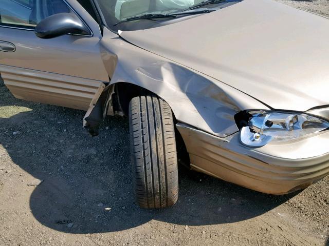 1G2NF52F62C303115 - 2002 PONTIAC GRAND AM S GOLD photo 9