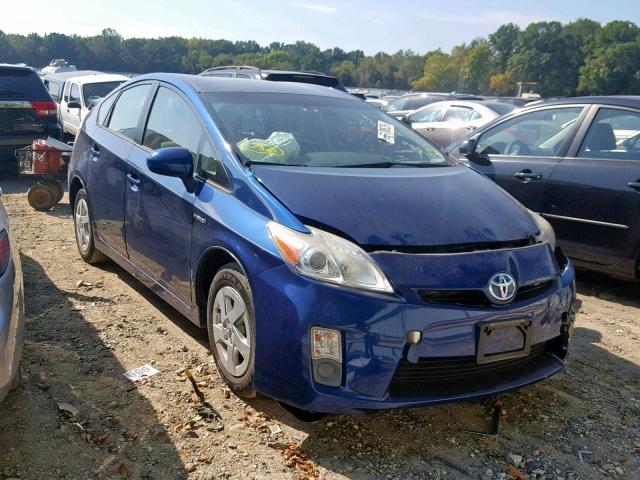 JTDKN3DU5A5097919 - 2010 TOYOTA PRIUS BLUE photo 1