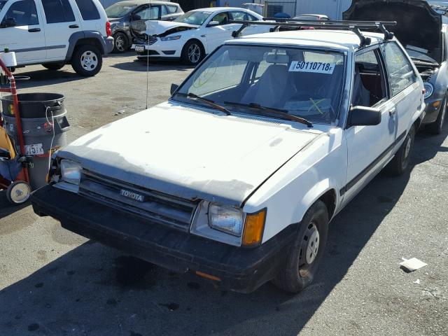 JT2AL32G0G0378281 - 1986 TOYOTA TERCEL DEL WHITE photo 2