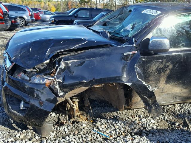 1GCPTCE1XG1394460 - 2016 CHEVROLET COLORADO L BLACK photo 9