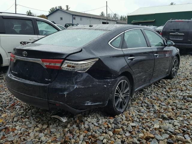 4T1BK1EB4FU149530 - 2015 TOYOTA AVALON XLE BLACK photo 4