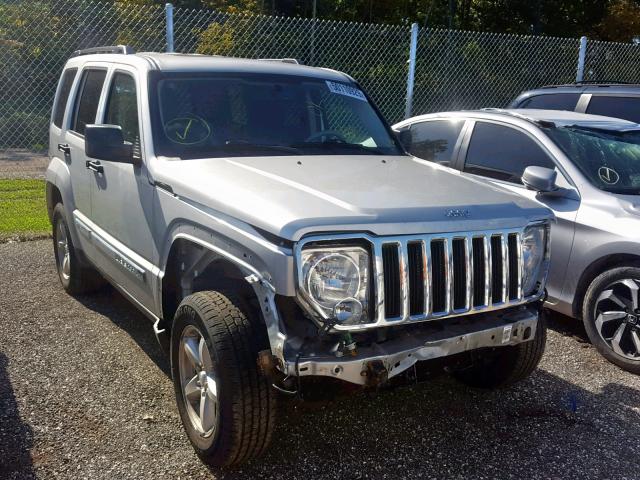 1J8GN58KX8W261396 - 2008 JEEP LIBERTY LI SILVER photo 1