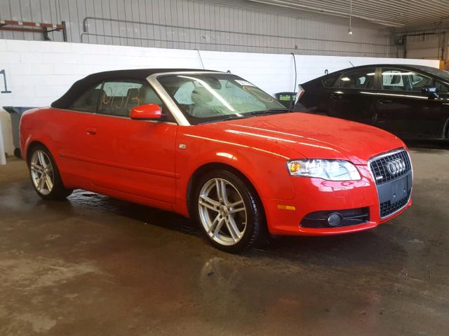 WAUDF48H29K010089 - 2009 AUDI A4 2.0T CA RED photo 1