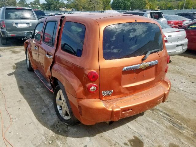 3GNDA33P57S544352 - 2007 CHEVROLET HHR LT ORANGE photo 3