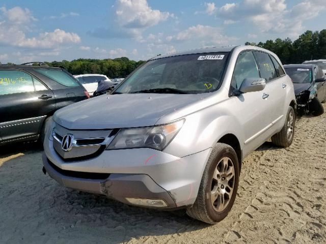 2HNYD28397H550718 - 2007 ACURA MDX TECHNO SILVER photo 2