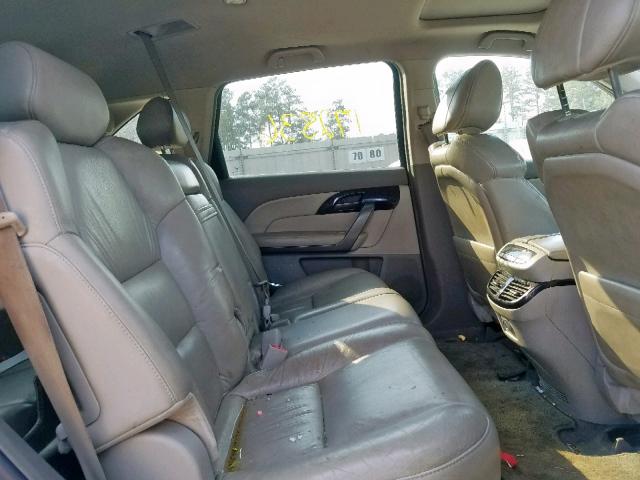 2HNYD28397H550718 - 2007 ACURA MDX TECHNO SILVER photo 6