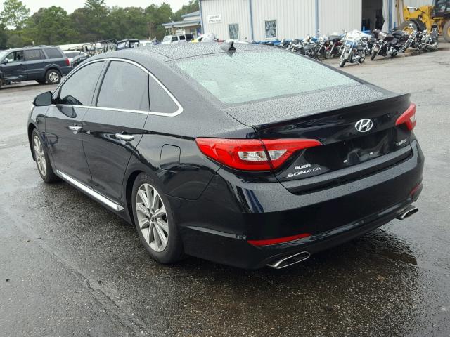 5NPE34AF9GH273569 - 2016 HYUNDAI SONATA SPO BLACK photo 3