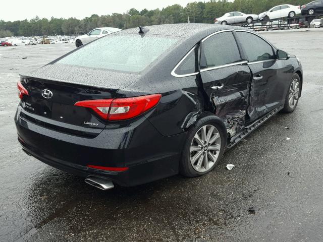 5NPE34AF9GH273569 - 2016 HYUNDAI SONATA SPO BLACK photo 4