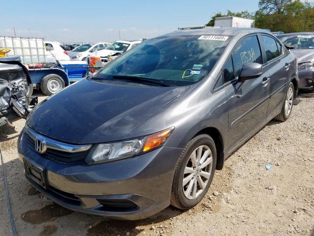 2HGFB2F92CH540697 - 2012 HONDA CIVIC EXL 灰色 照片 2