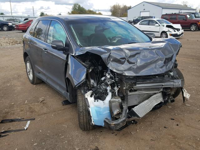 2FMPK3J98JBB66866 - 2018 FORD EDGE SEL GRAY photo 1