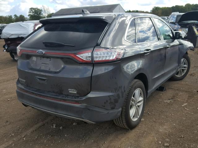 2FMPK3J98JBB66866 - 2018 FORD EDGE SEL GRAY photo 4